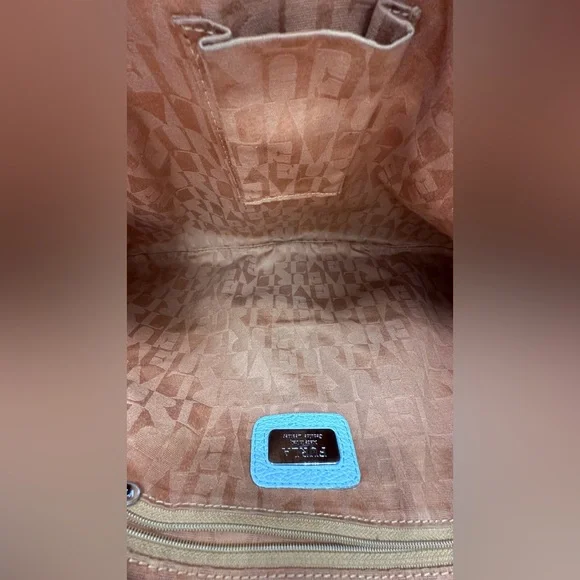 Furla Cream Pebbled Leather Ring Hobo Bag - Picture 7 of 9